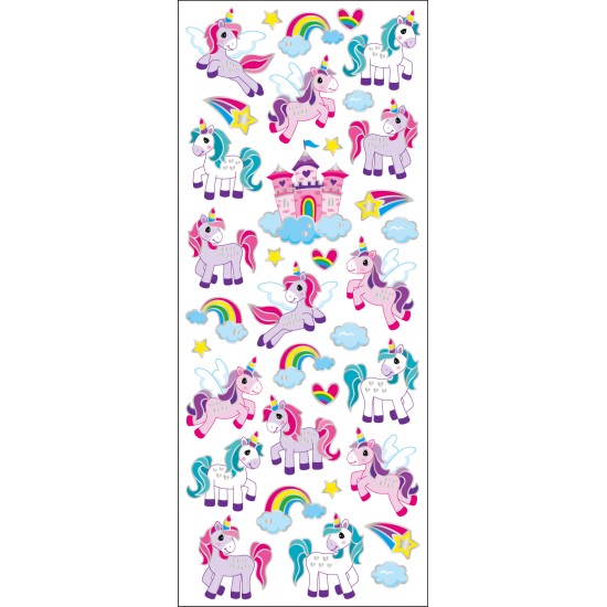STICKERS UNICORN/PEGASUS TINKA