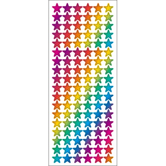 STICKERS STJERNER ASS FARGER TINKA