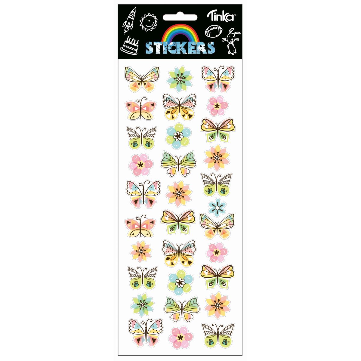 STICKERS SOMMERFUGLER TINKA